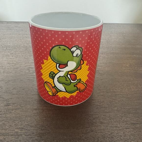 Nintendo Super Mario Luigi Yoshi Frankford Candy Coffee Mug Tea Cup 11 oz EUC - Picture 3 of 12